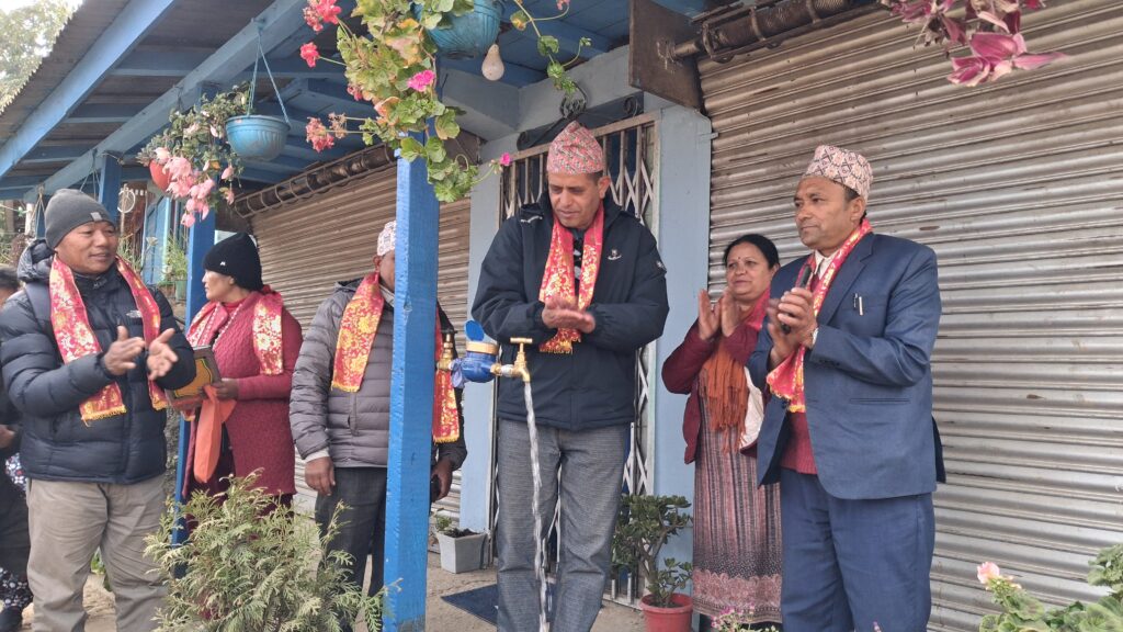 ‘पसल बजार खानेपानी योजना ‘ संचालमा आएपछि स्थानीयलाई सहज